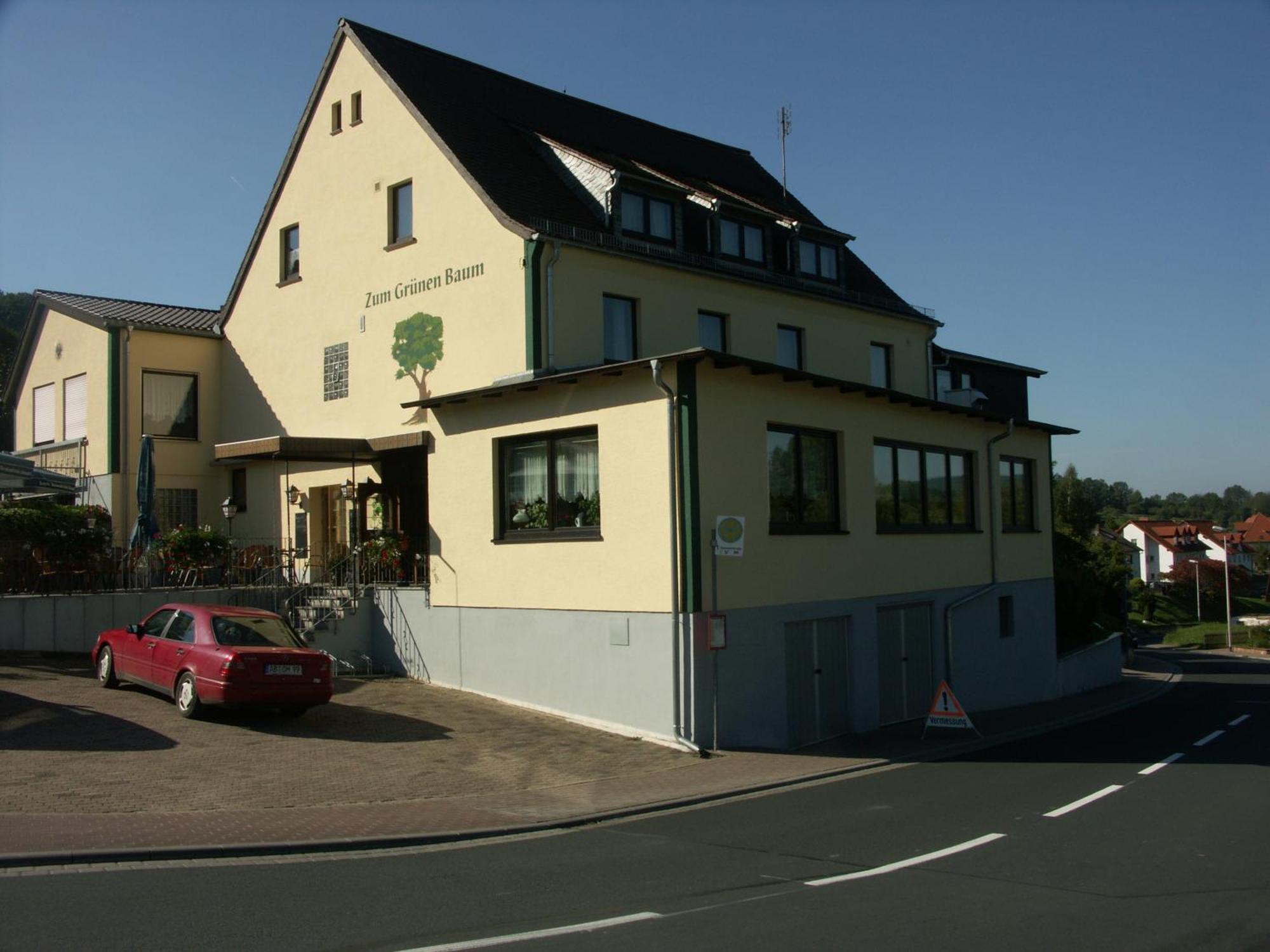 Hotel Restaurant Grüner Baum Leidersbach Exterior foto